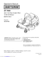 Craftsman 107.2777 Manual pdf